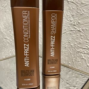 Brazilian Blowout shampoo & conditioner